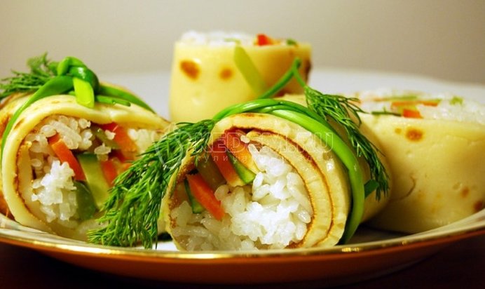 Блинные роллы