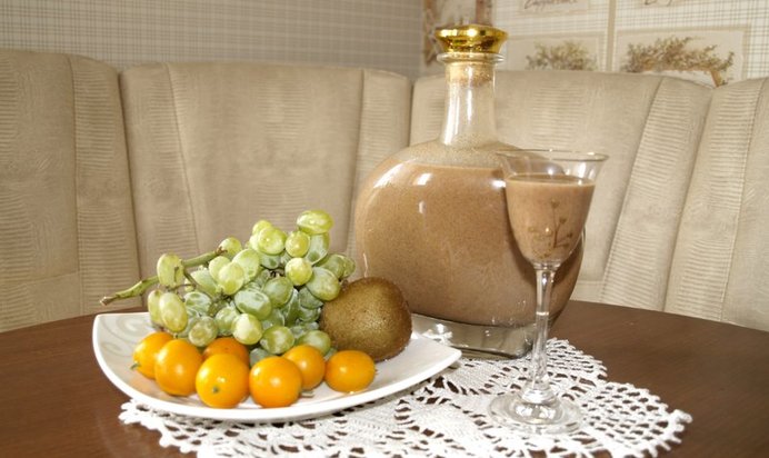 Сливочно-карамельный ликёр.