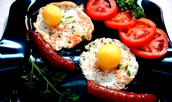 Яичница праздничная