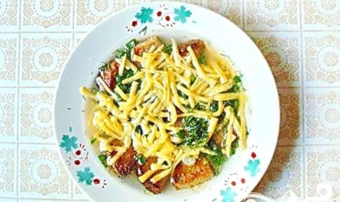 Балтийский сырный суп