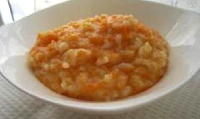 Рисовая каша с тыквой