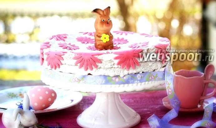 Пасхальный морковный торт