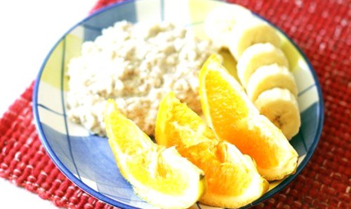 Овсяная каша с корицей