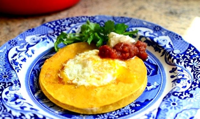 Яичница в тортилье