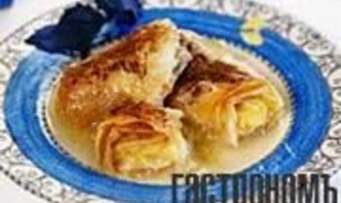 Галактобуреко (пирожное с манной крупой)