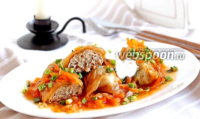 Голубцы с перловкой