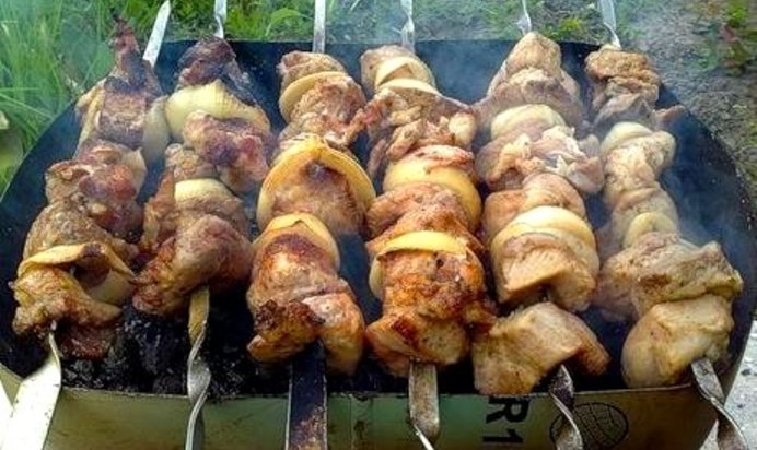 Правильный шашлык из свинины