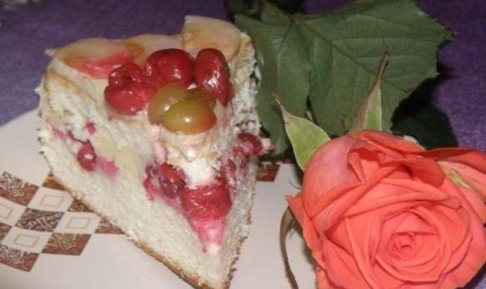 Бисквитный торт на скорую руку