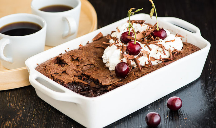 Брауни с вишней