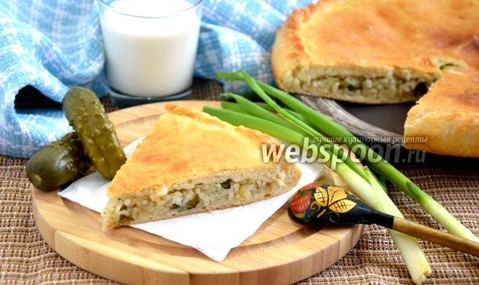 Постный пирог «Рассольник»