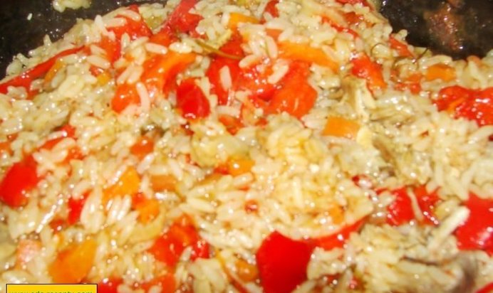 Плов с овощами Ленивый перчик