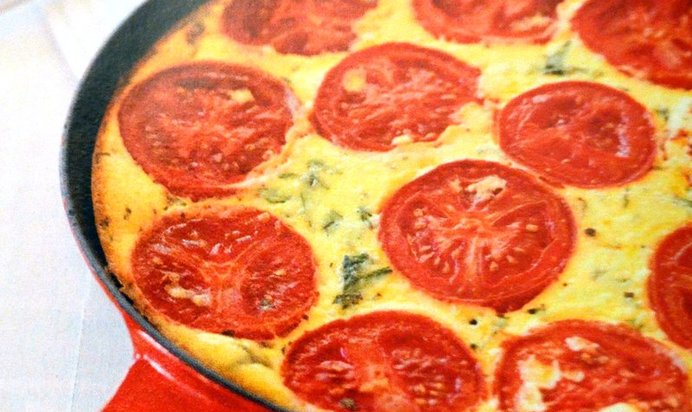 Запеканка с картофелем и помидорами