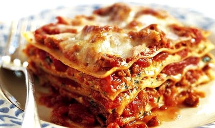 Лазанья с овощами с сыром