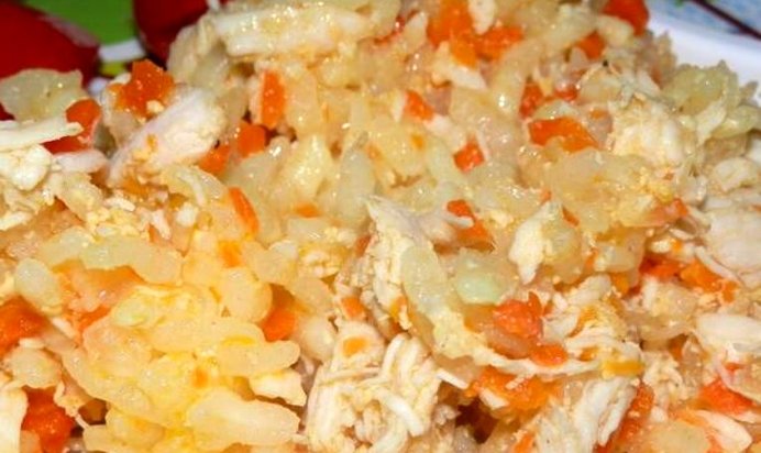 Детский плов с курицей