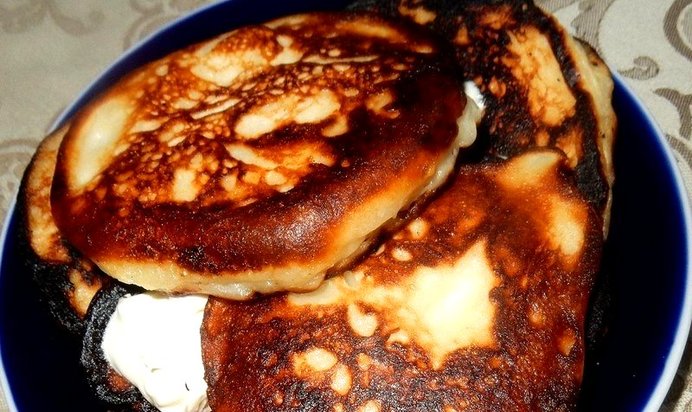 Оладьи с творогом