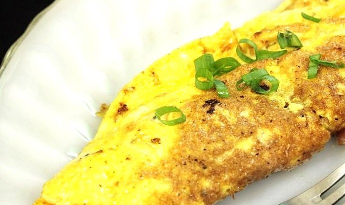 Омлет с беконом