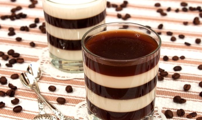 Желе «Кофе с молоком»