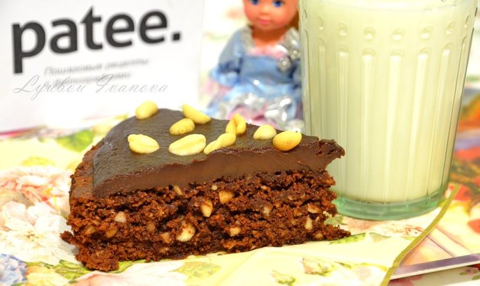 Брауни с арахисом