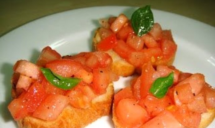 Брускетта в духовке