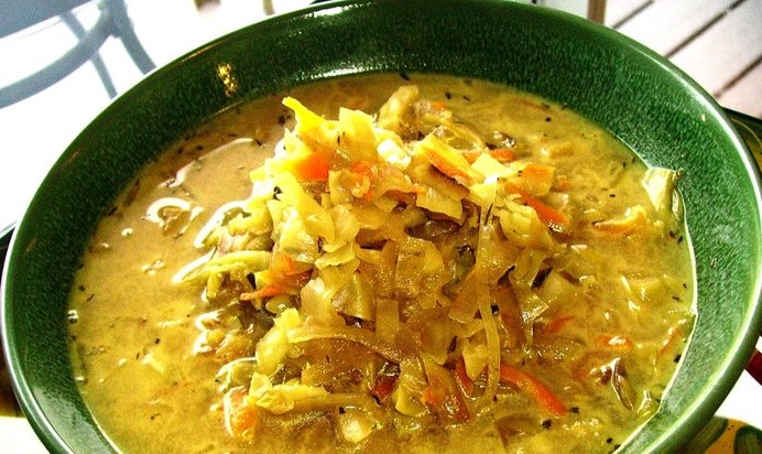 Постные кислые щи