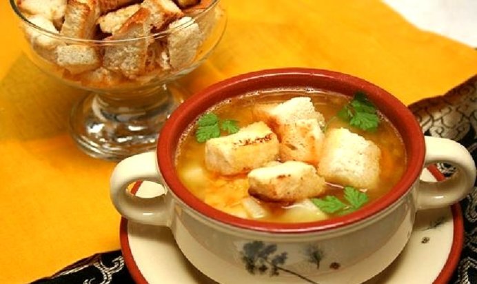 Гороховый суп с грудинкой