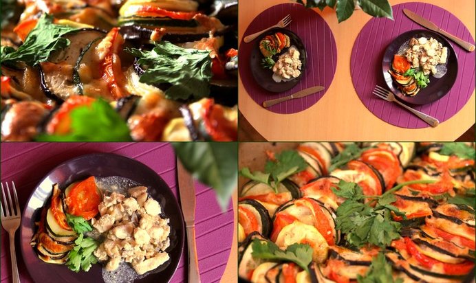 Рататуй c моцареллой