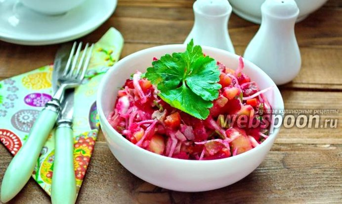 Винегрет с языком