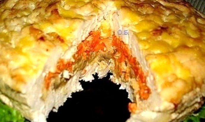 Запеканка с курицей