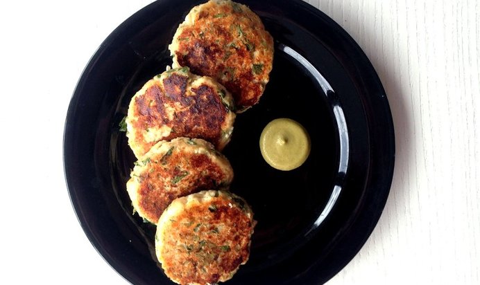 Здоровые сырники с зеленью