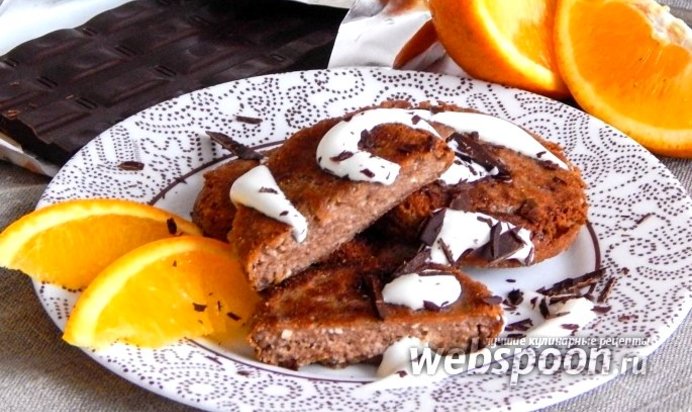 Апельсиново-шоколадные сырники