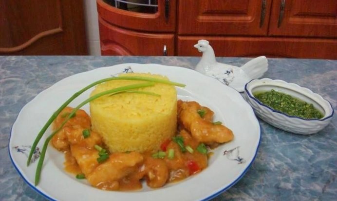 Оранжевый цыпленок