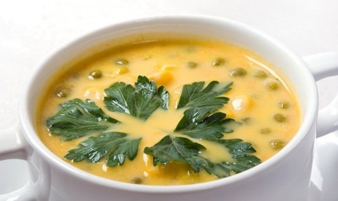 Гороховый суп с ребрышками