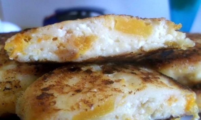 Сырники с курагой