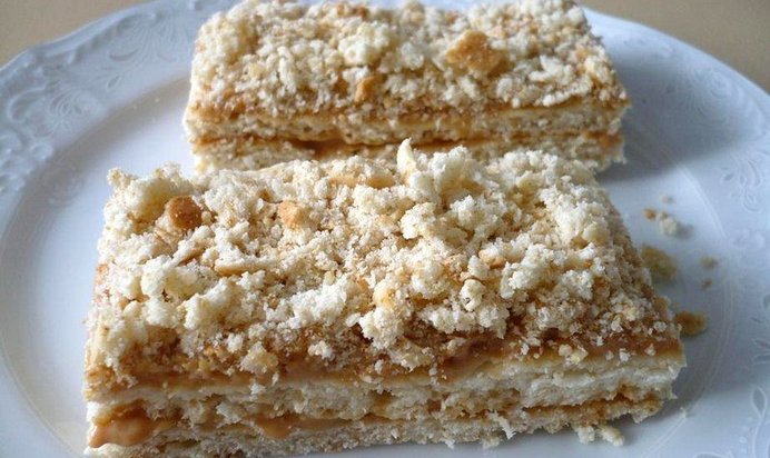 Медово-апельсиновое пирожное