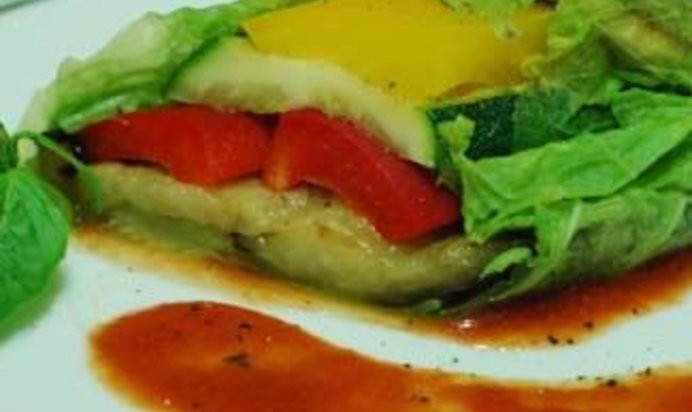 Горячая овощная закуска в средиземноморском стиле