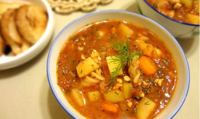 Гуляш из фарша