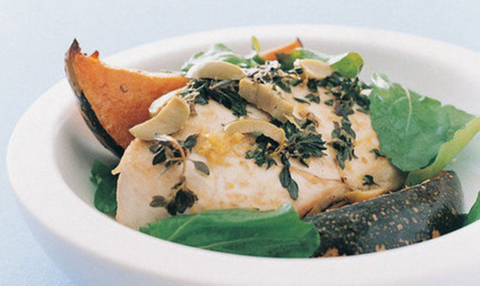 Цыпленок в лимонном соусе