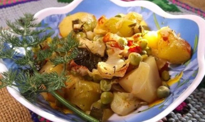 Овощное рагу в духовке