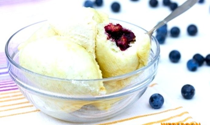 Паровые вареники с тёрном