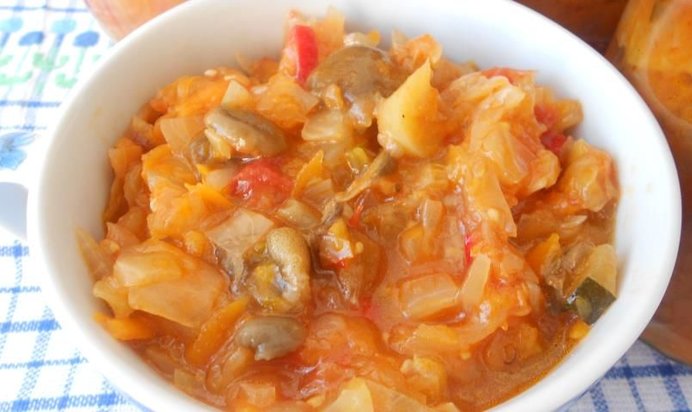 Солянка грибная