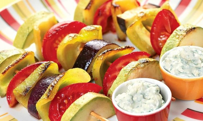 Овощи на шпажке