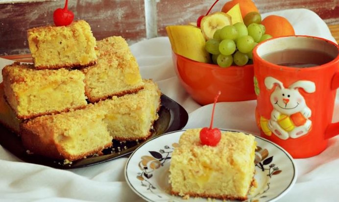 Экзотическая шарлотка