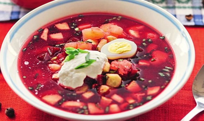Свекольник с белым вином