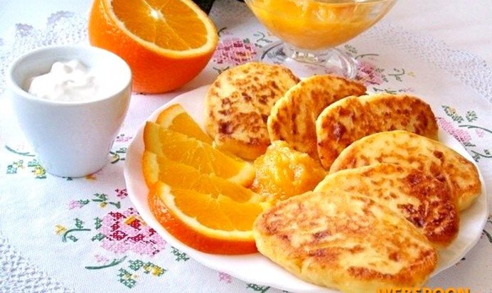 Апельсиновые сырники