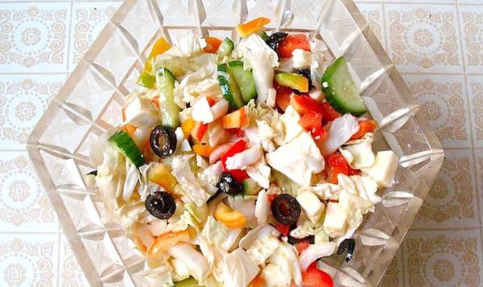 Греческий салат на Новый год