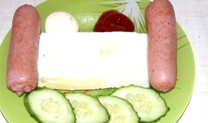 Яичница на пару в мультиварке