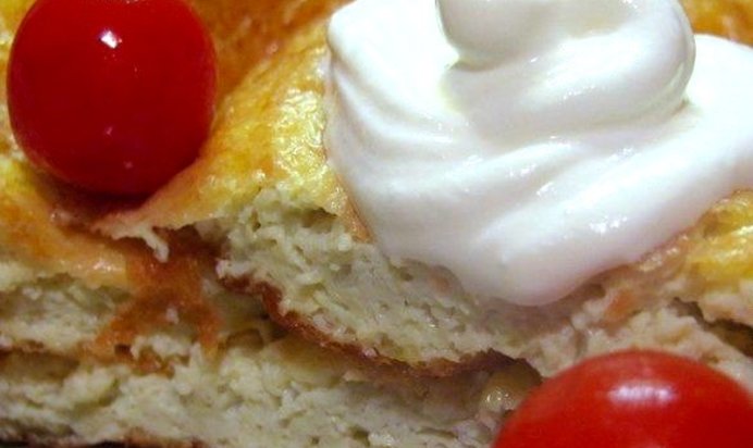 Омлет с майонезом