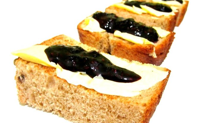 Тосты быстрые из ржаного хлеба