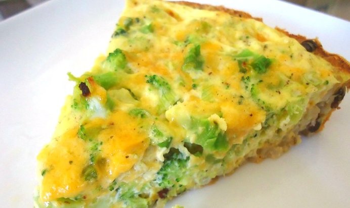 Творожная запеканка с овощами