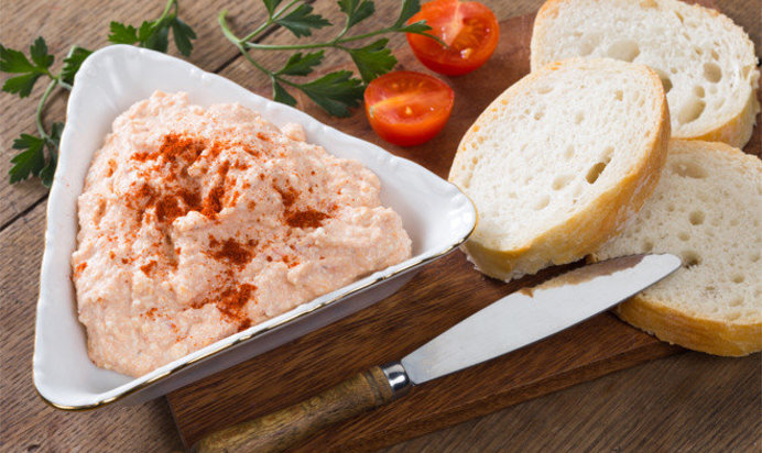 Бутерброд с творогом